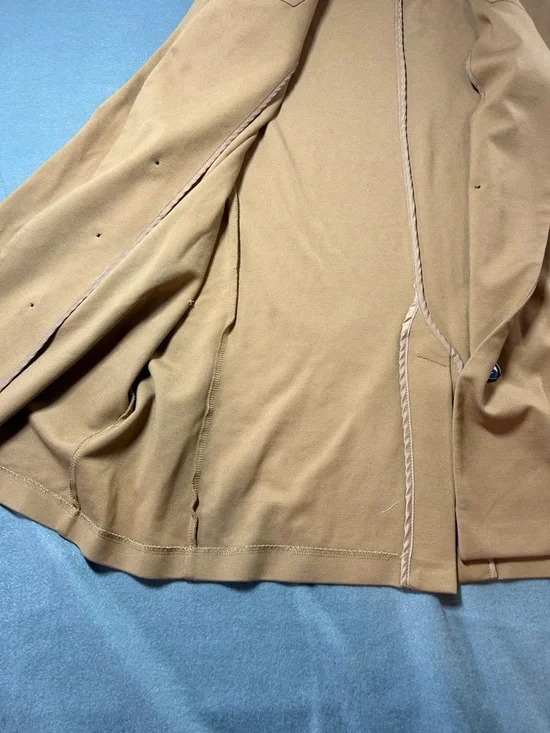 Worthington Tan Double-Breasted Trench Coat - Picture 4 of 14